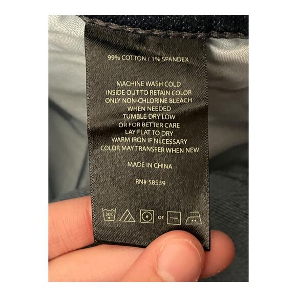 Kut from the Kloth jeans Katy boyfriend denim dark blue size 24W - Picture 6 of 6